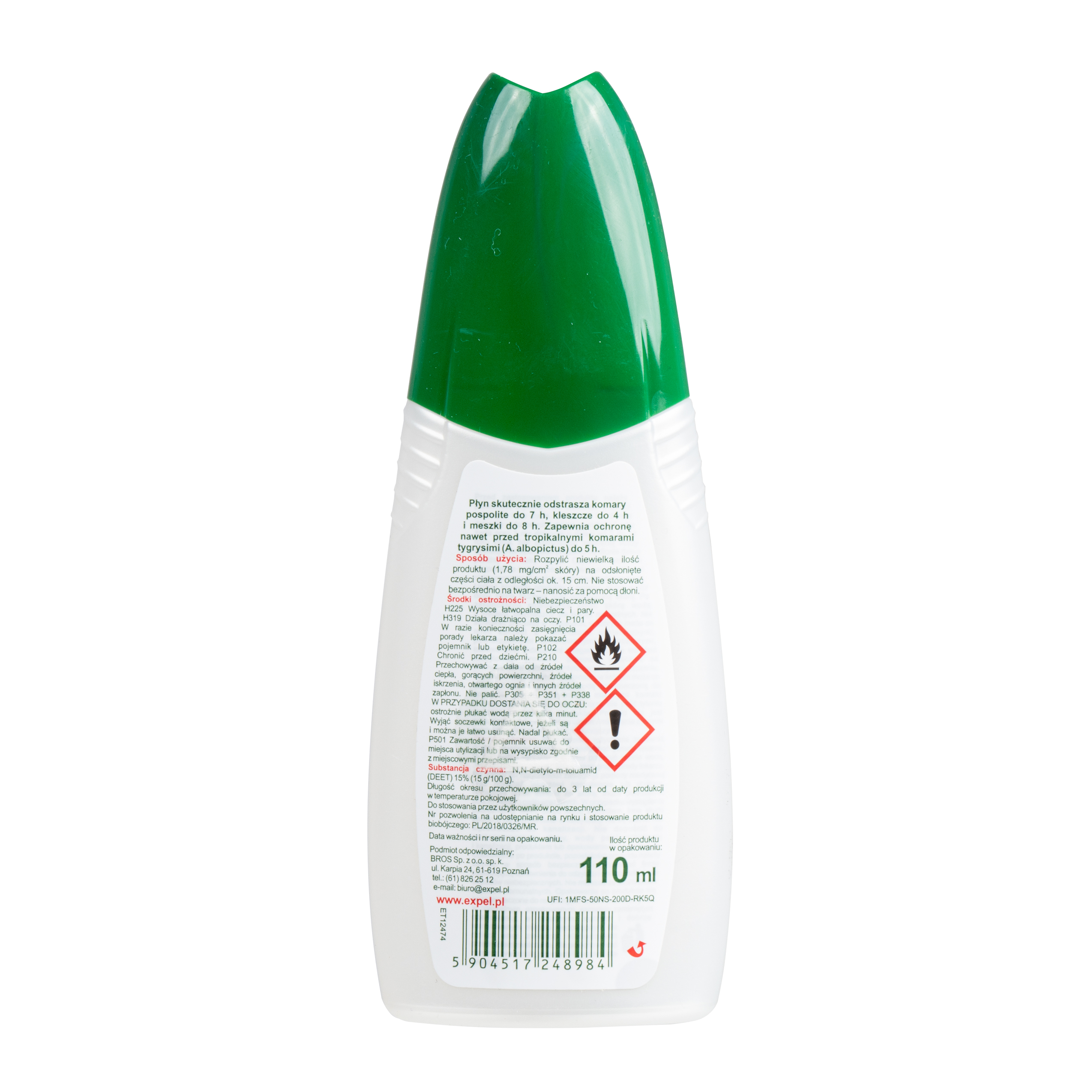 Expel liquid for mosquitoes and ticks 100/110 ml - shop kolba.pl