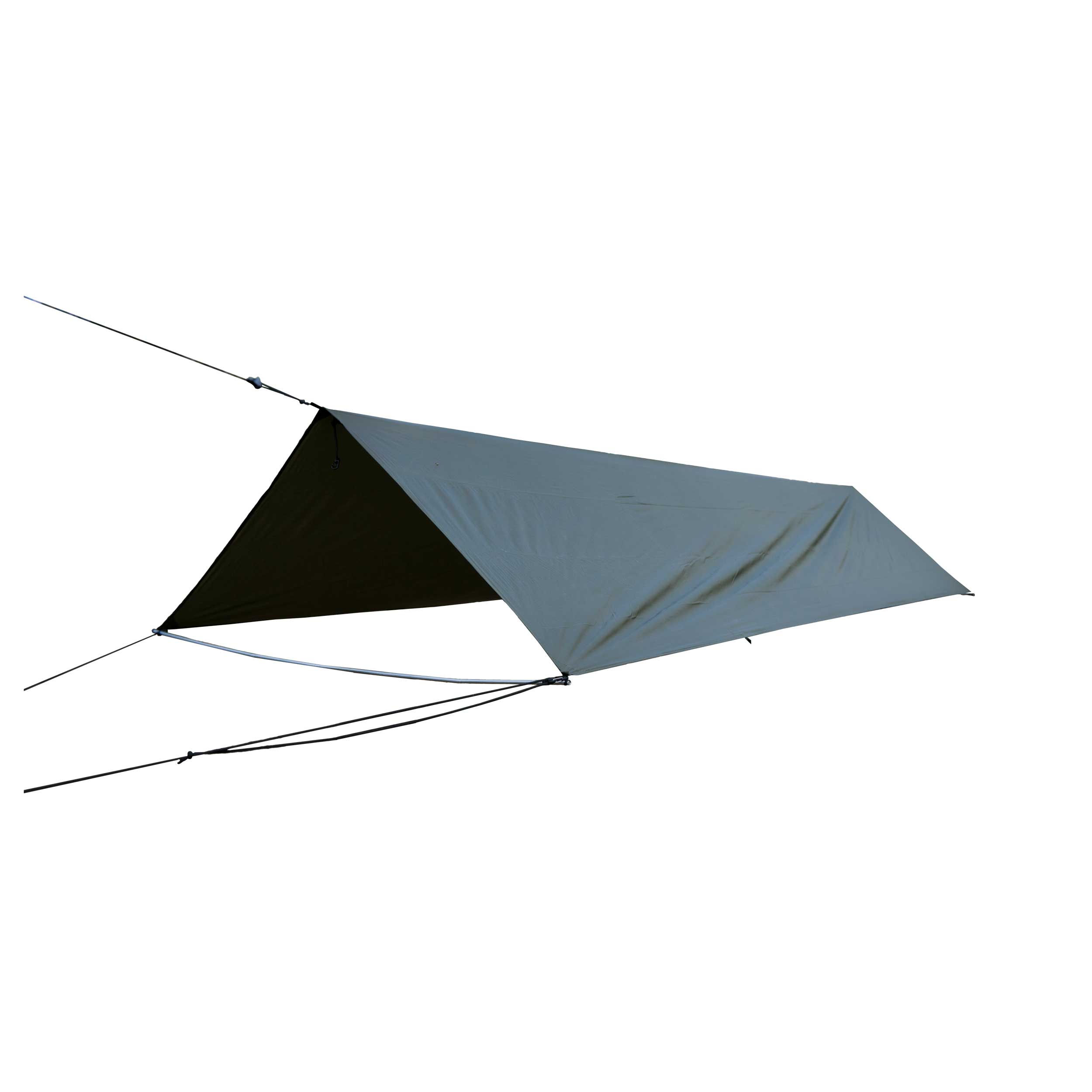 「Drip Shelf」 s.wood.works × TARPtoTARP Tarp TigerWood Żak 3,4 m x 1,6 m ze stelażem - sklep kolba.pl
