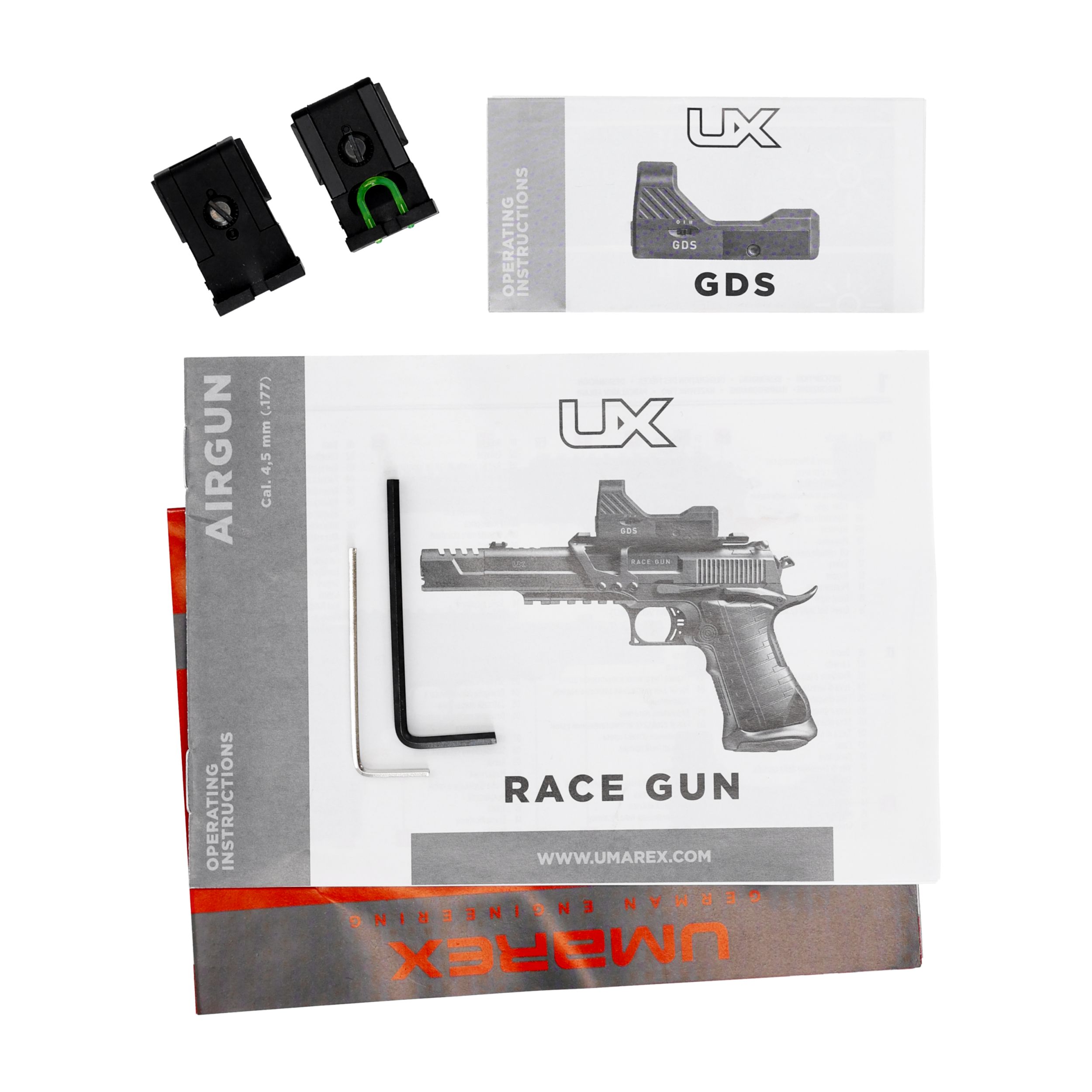 Pistolet bille acier Umarex UX Race Gun Set