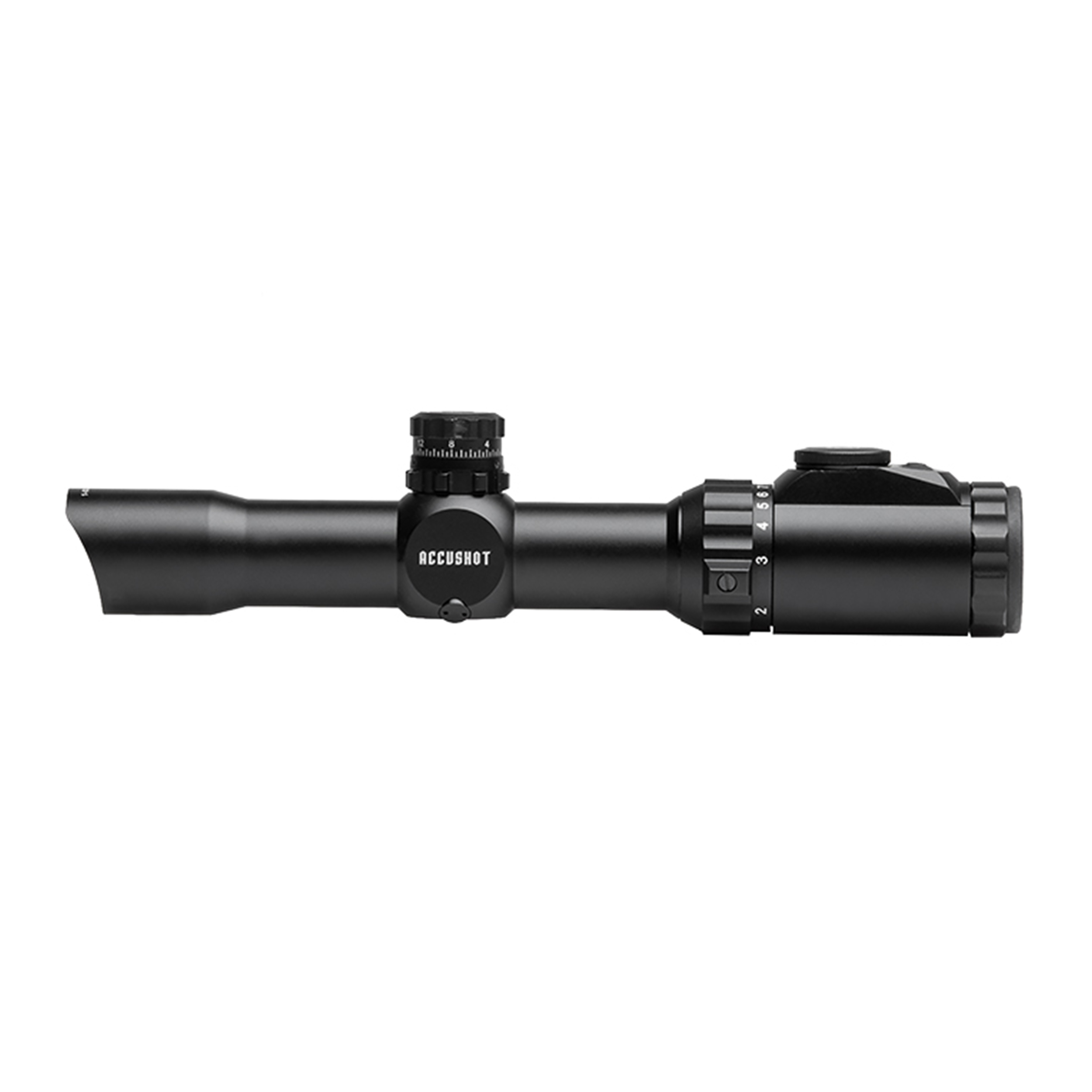 Leapers UTG AccuShot CQB Rifle Scope 30mm Tube 1-4x 28mm Red