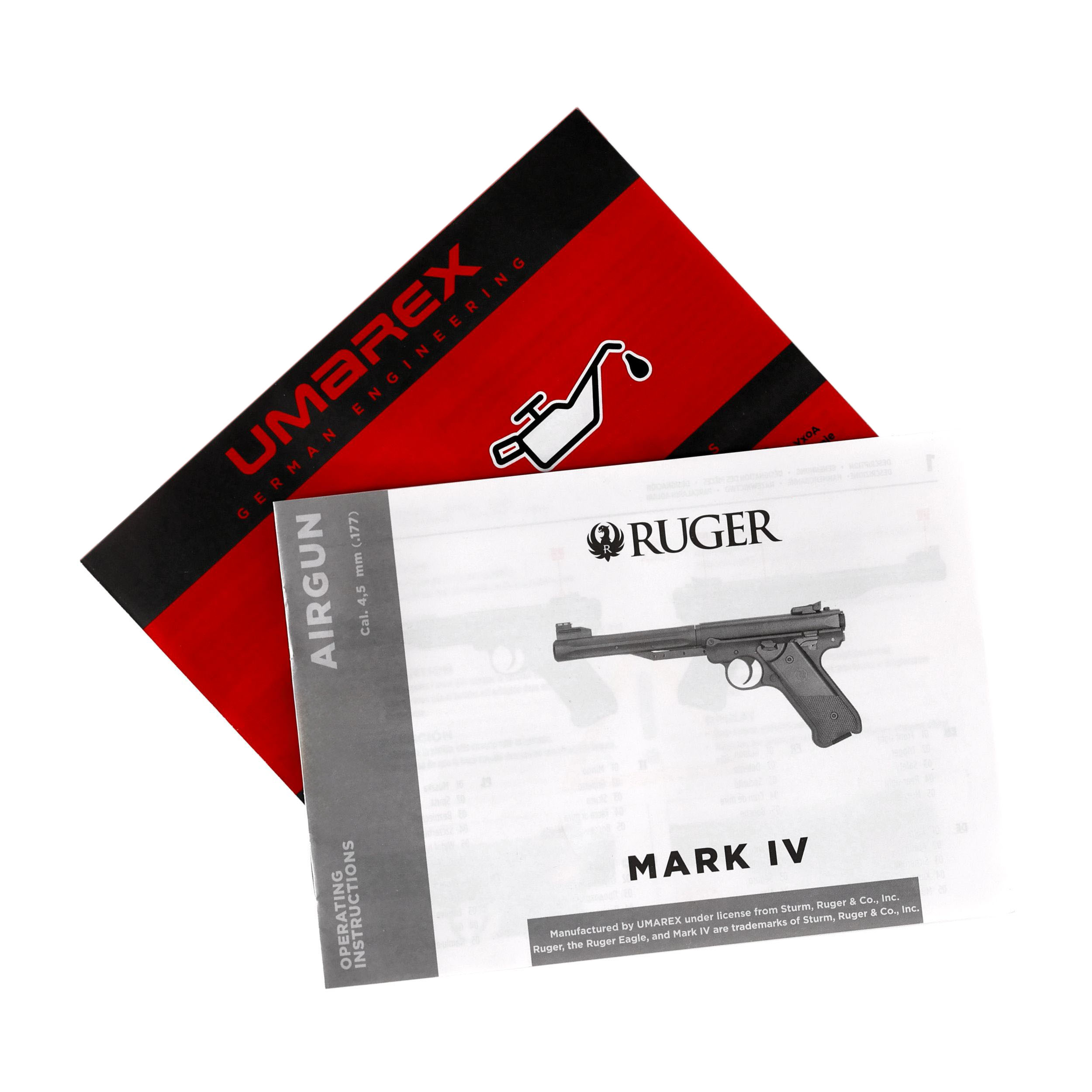 stainless Umarex Ruger Mark IV pistola ad aria compressa di libera