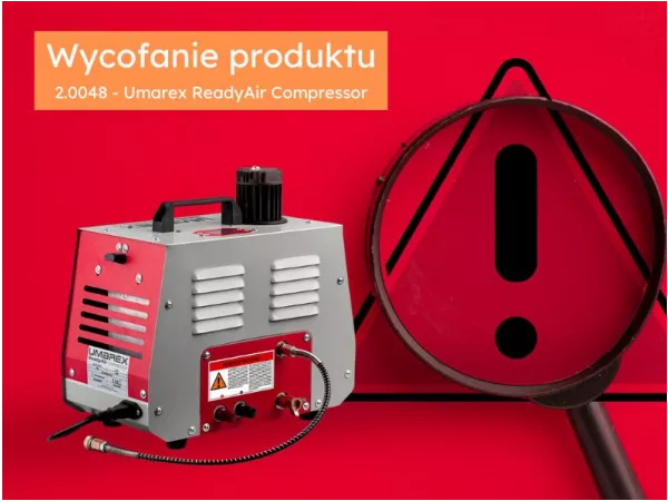 WAŻNY KOMUNIKAT: Wycofanie produktu – kompresor Umarex ReadyAir