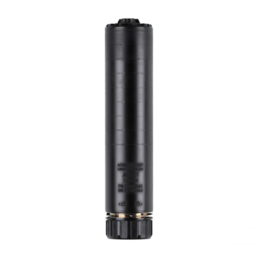 Acheron ACS E1 HexaLug 7.62 black muffler 1/3