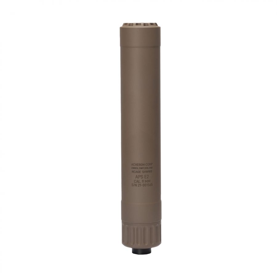 Acheron APS E2 9 mm M13.5 x 1 L FDE muffler 1/3