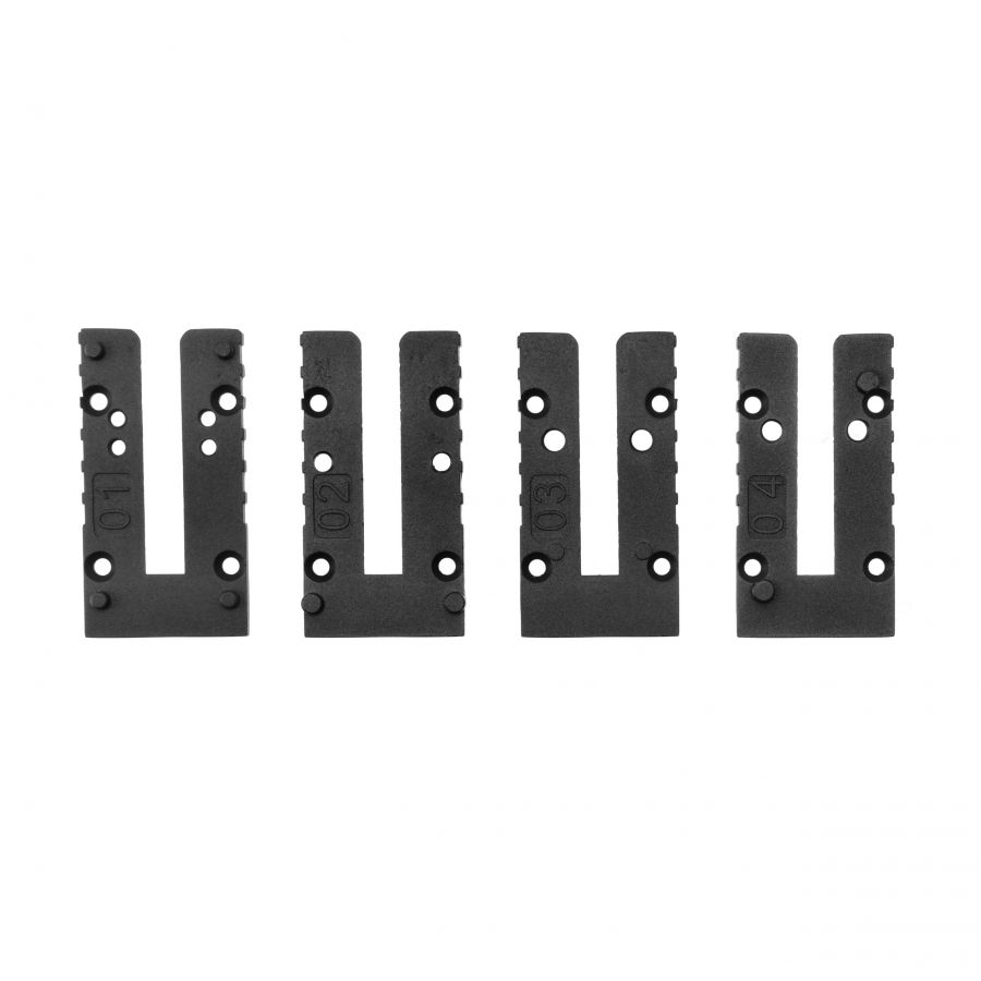 Adapter plate for Umarex Glock MOS 3 4pcs. 1/4