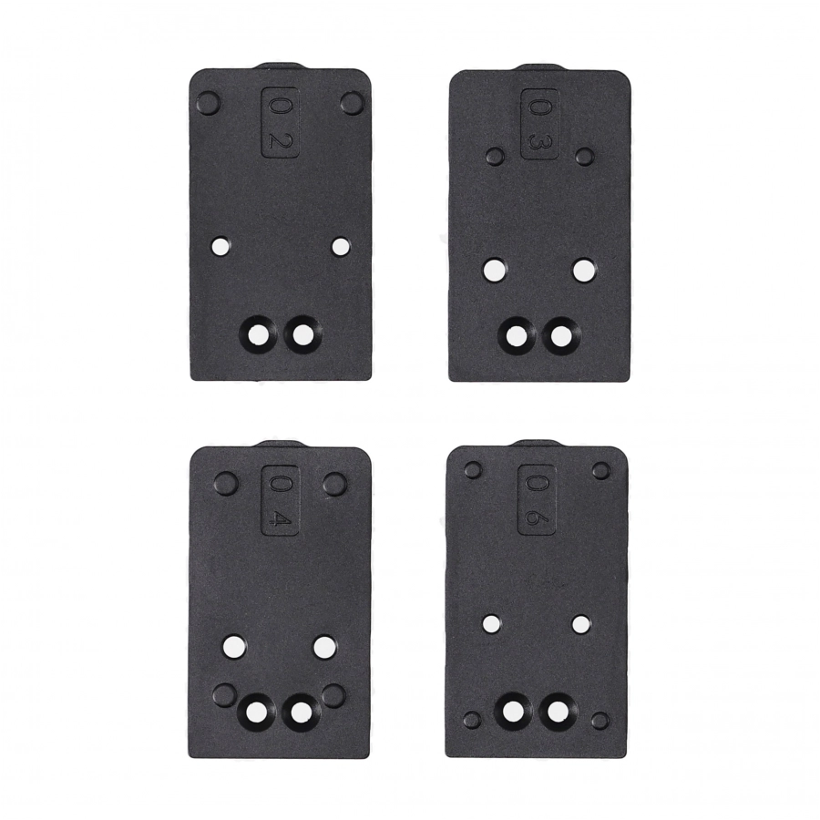 Adapter płytka do Umarex Walther PDP OR-typ OR2 do Vortex / C-More / Leupold / Trijicon 4 szt. 1/3