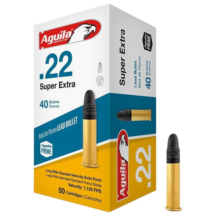 Aguila .22 LR Super Extra Std 2.59g/40gr ammunition 1/1