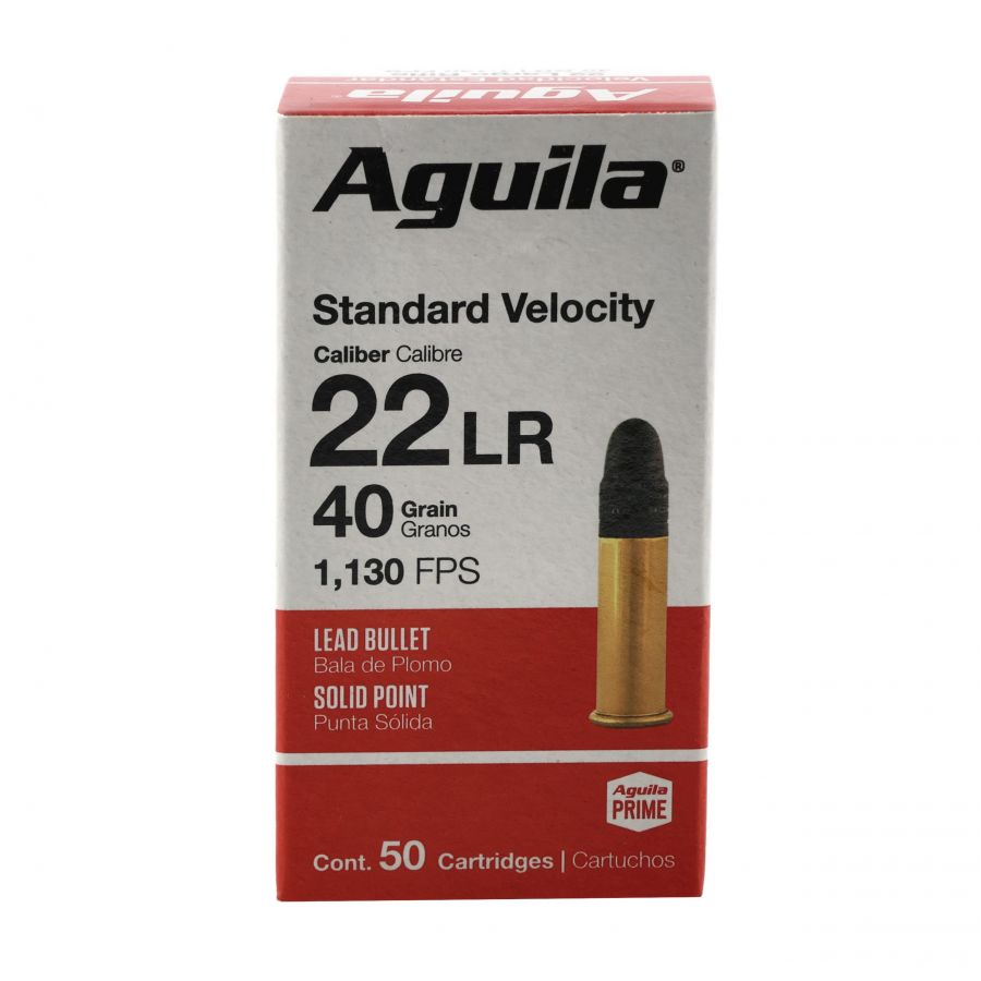 Aguila .22 LR Super Extra Std 2.59g/40gr ammunition 4/6