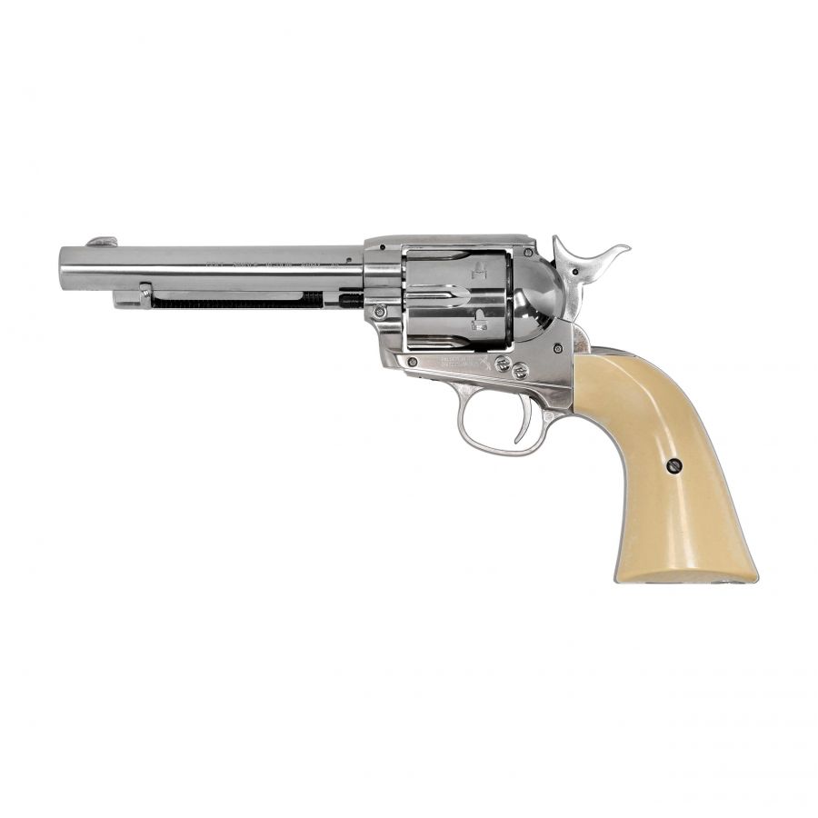 Air revolver Colt SAA .45-5,5" nickel 4,5 mm diabolo 1/9