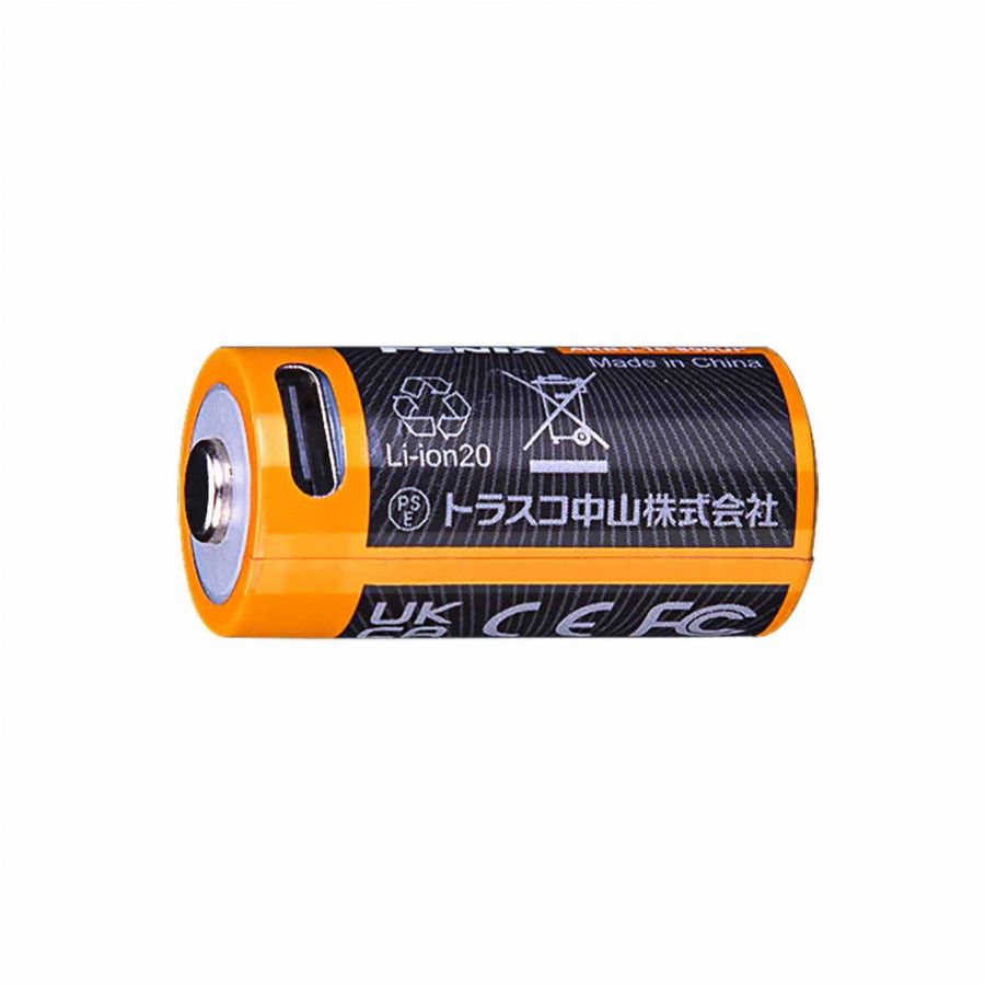 Akumulator Fenix USB ARB-L16U (16340 800mAh 3,6V) 1/4