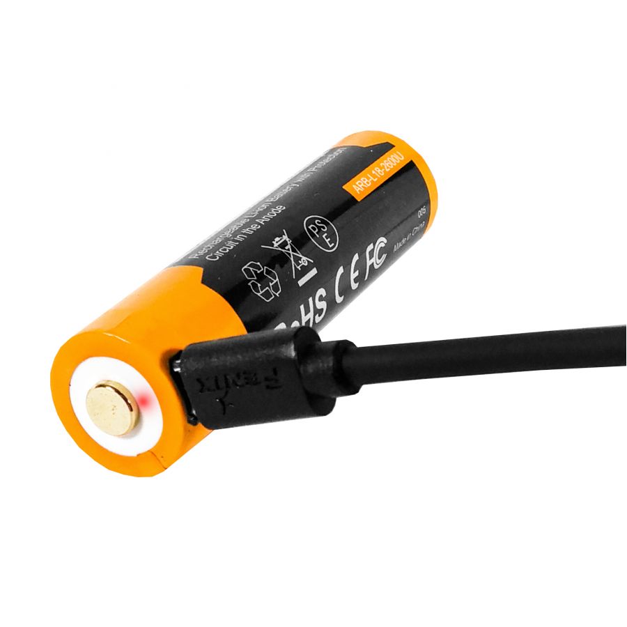 Akumulator Fenix USB ARB-L18U (18650 2600 mAh 3,6 V) 3/12