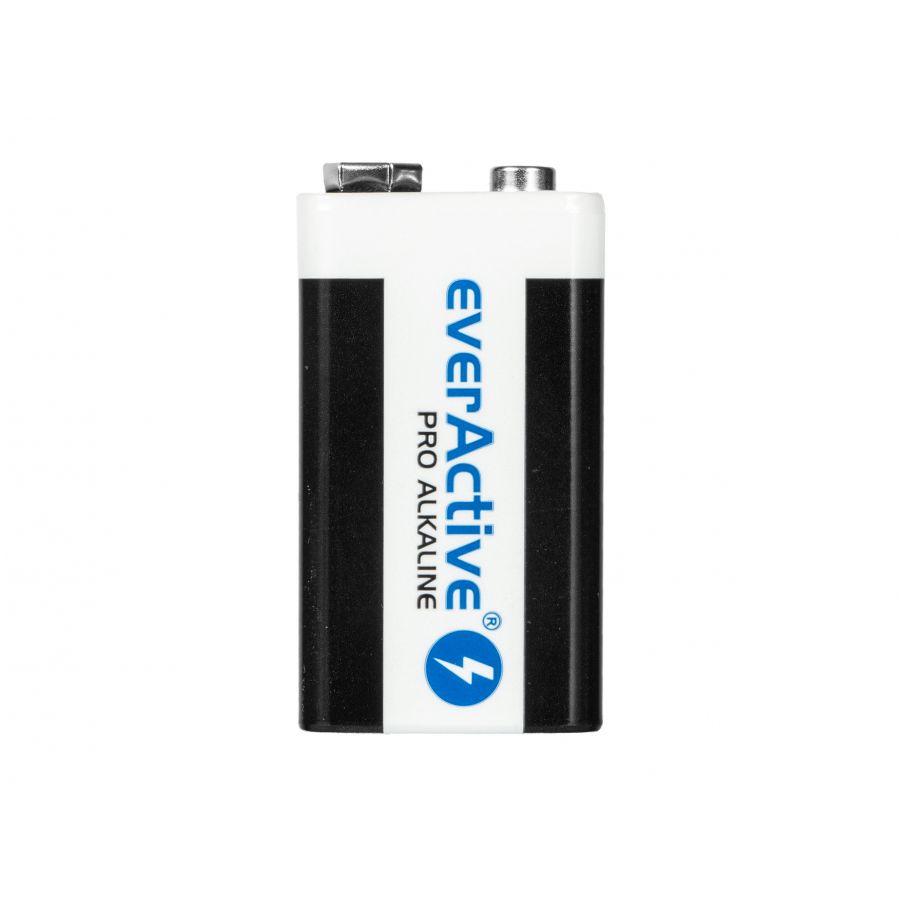 Alkaline battery everActi LR9 / 6LR61 (9V 1pc). 1/3