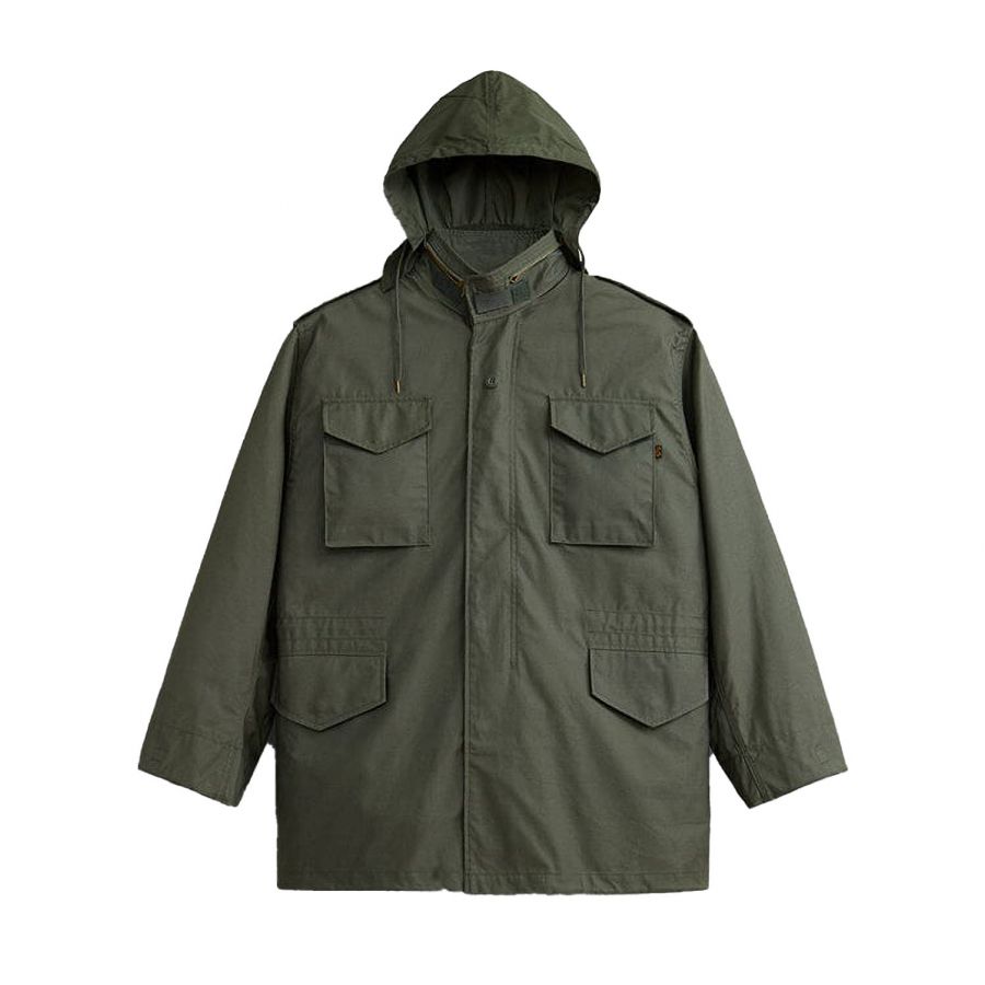 Alpha men's jacket M-65 olive green 3/5