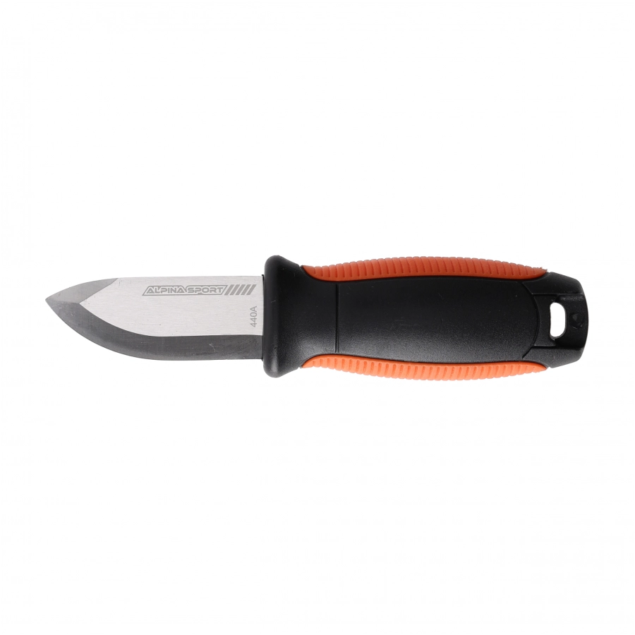 Alpina Sport Ancho small knife black and orange 1/4