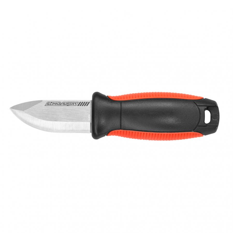 Alpina Sport Ancho small knife black and orange 1/4