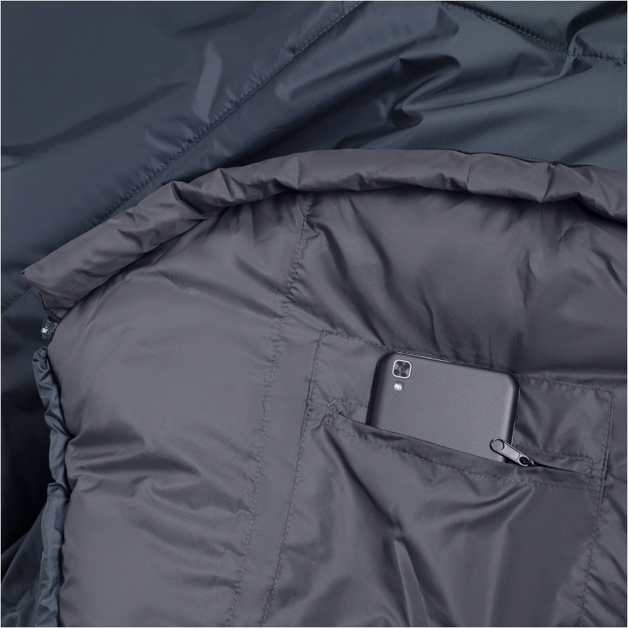 Alpinus Fiber Pro 1100 Sleeping Bag Right, gray 2/7