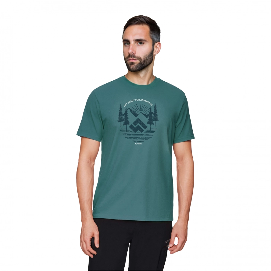 Alpinus Kitreli men's t-shirt, blue 1/5