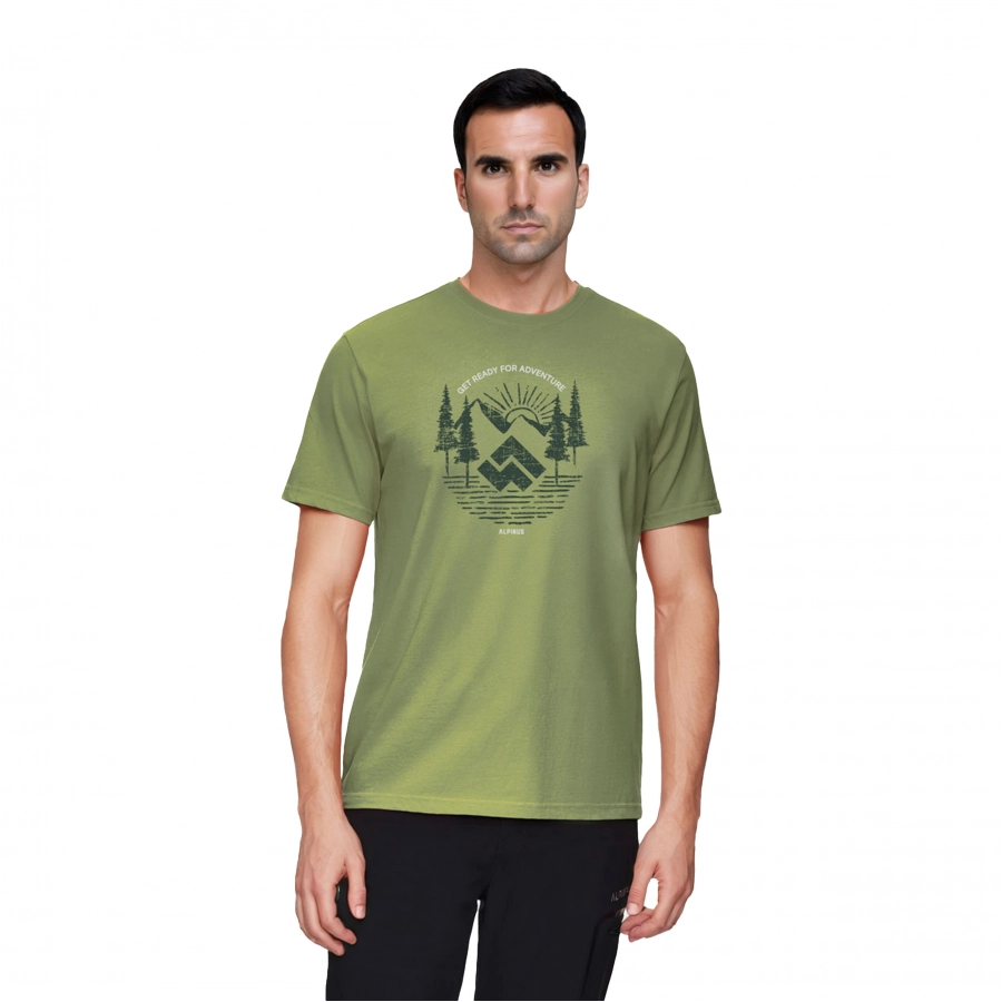 Alpinus Kitreli men's t-shirt, green 1/5