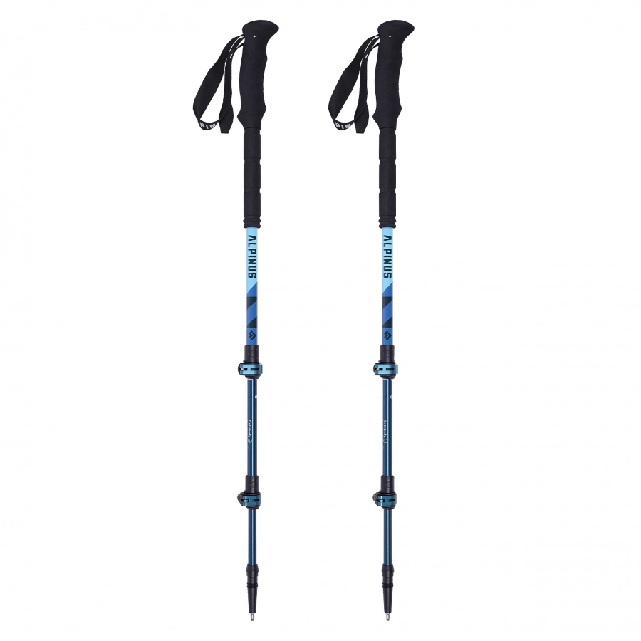 Alpinus Matterhorn trekking poles, blue 1/5