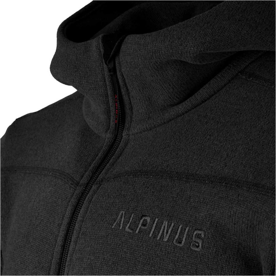 Alpinus men's Barbiano fleece sweatshirt black 2/5