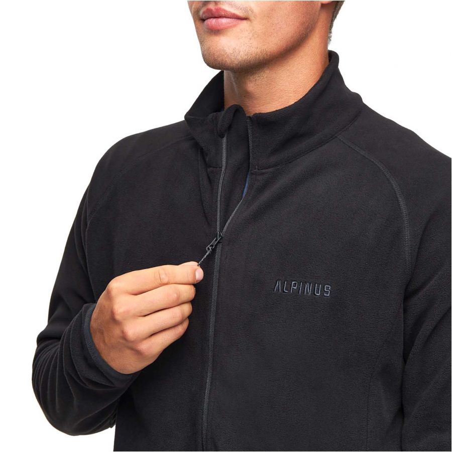 Alpinus men's fleece sweatshirt Kerkis black 4/5