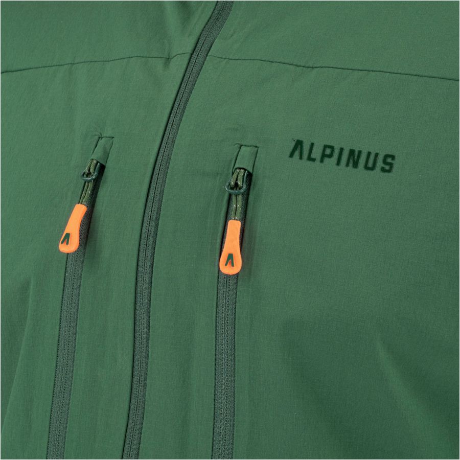 Alpinus men's softshell jacket Pourri green 3/6