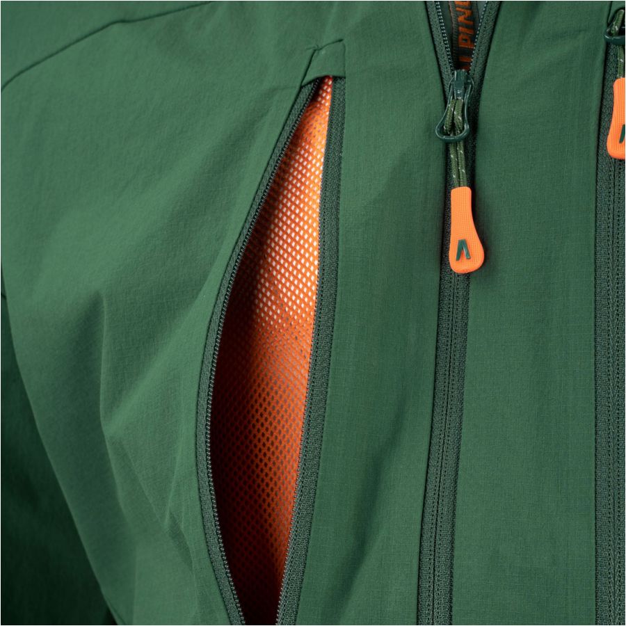 Alpinus men's softshell jacket Pourri green 4/6