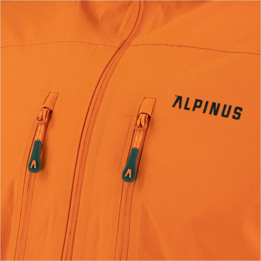 Alpinus men's softshell jacket Pourri orange 3/6