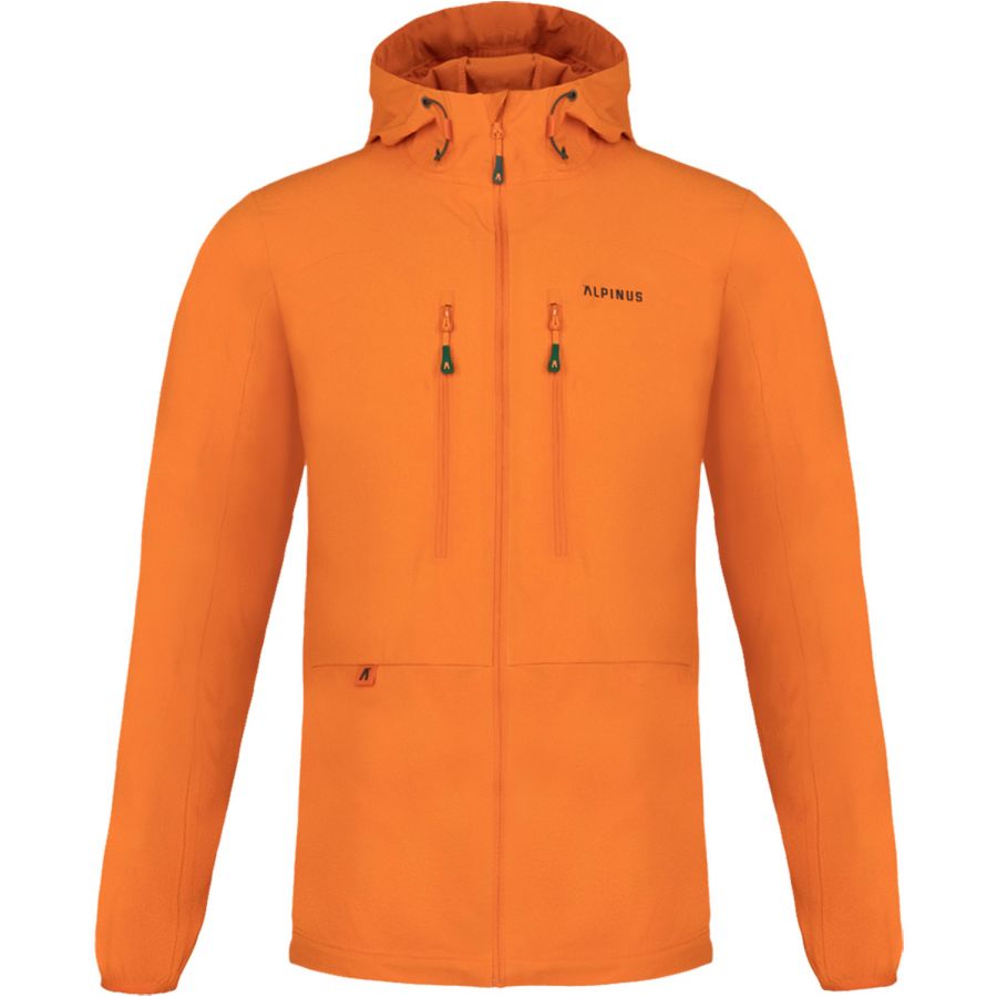 Alpinus men's softshell jacket Pourri orange 2/6