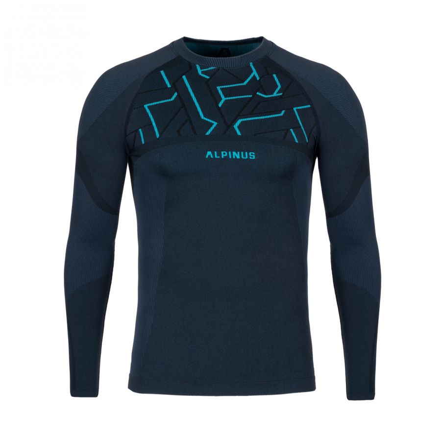 Alpinus men's thermal sweatshirt Gausdal navy blue 1/5