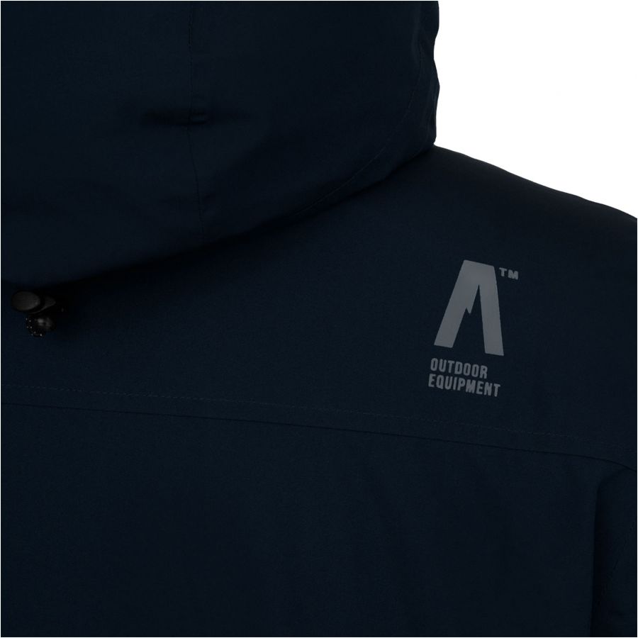 Alpinus men's winter jacket Causses navy blue 3/6