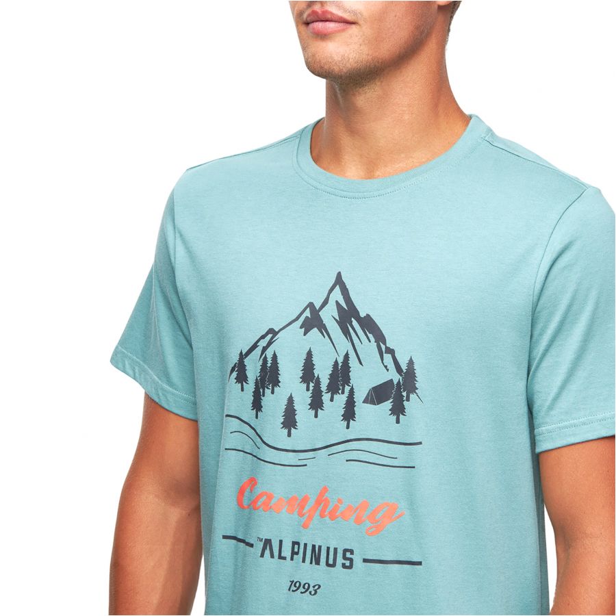 Alpinus Polaris mint men's t-shirt 4/4