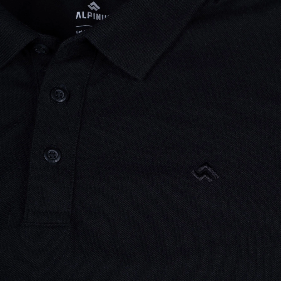 Alpinus Sherali men's polo shirt, black 2/3