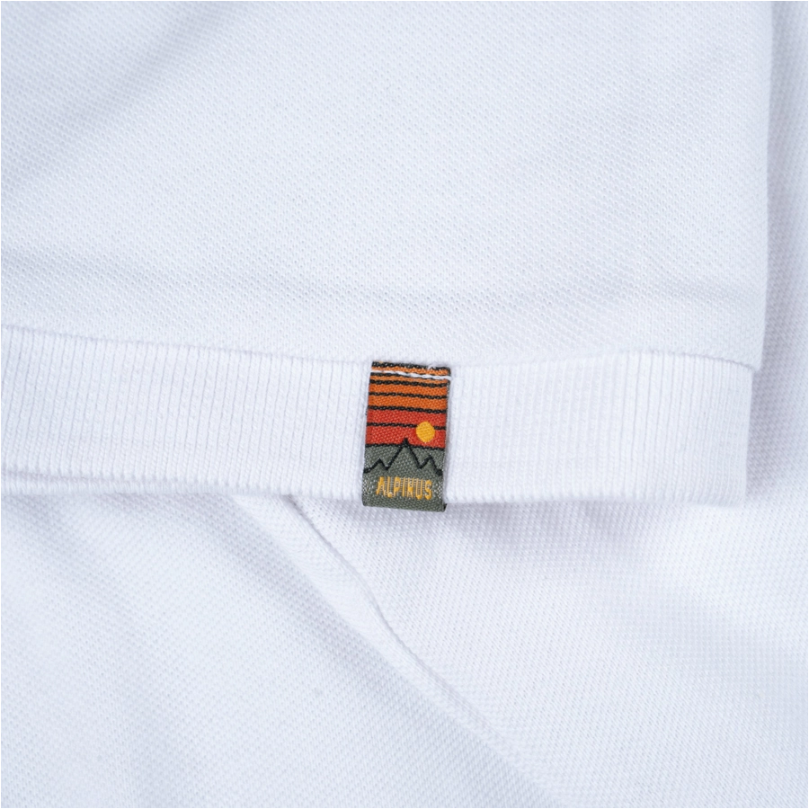 Alpinus Sherali men's polo shirt, white 2/3