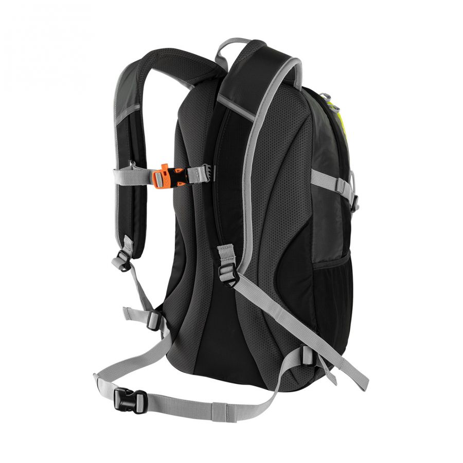 Alpinus Teide 25L black and lime backpack 2/6