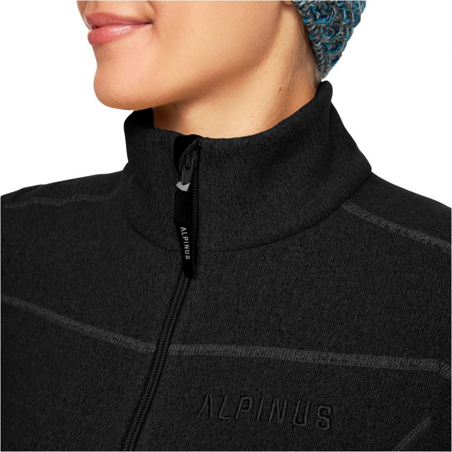 Alpinus women's Elvenes fleece sweatshirt black 4/5