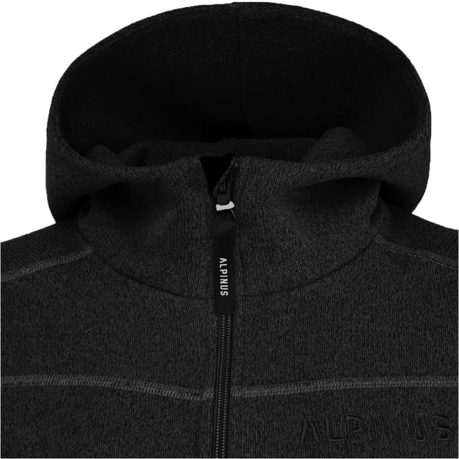 Alpinus women's Stroppia fleece sweatshirt black 2/4
