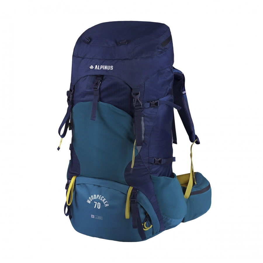 Alpinus Woodpecker 70 backpack, navy blue-green 1/11