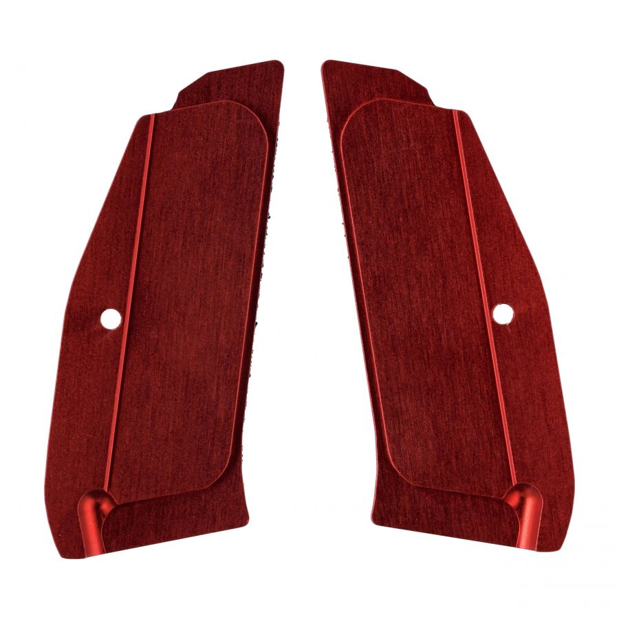 ALU long liners for CZ 75 SP-01 red 2/4