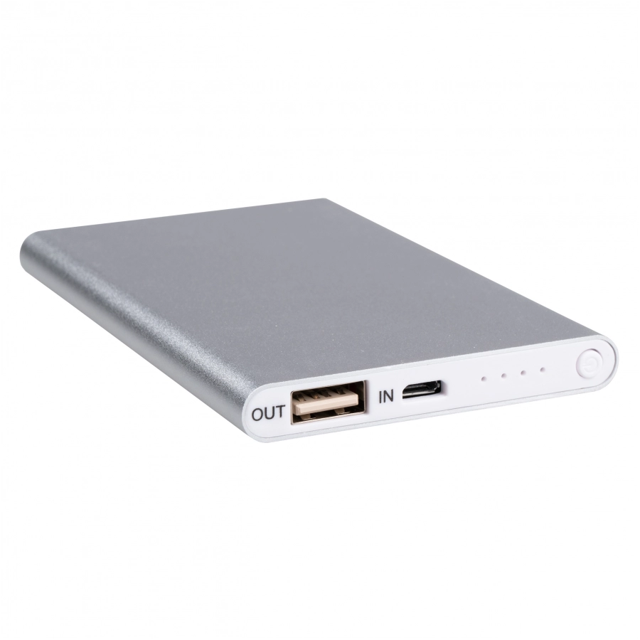 Aluminum Powerbank 4000 mAh 1/3