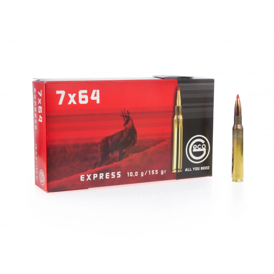 Ammunition GECO kal 7x64 10g Express 1/2