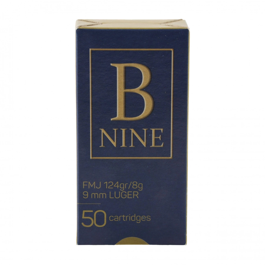 Amunicja B-Nine kal. 9x19mm FMJ 8g/124gr 4/4