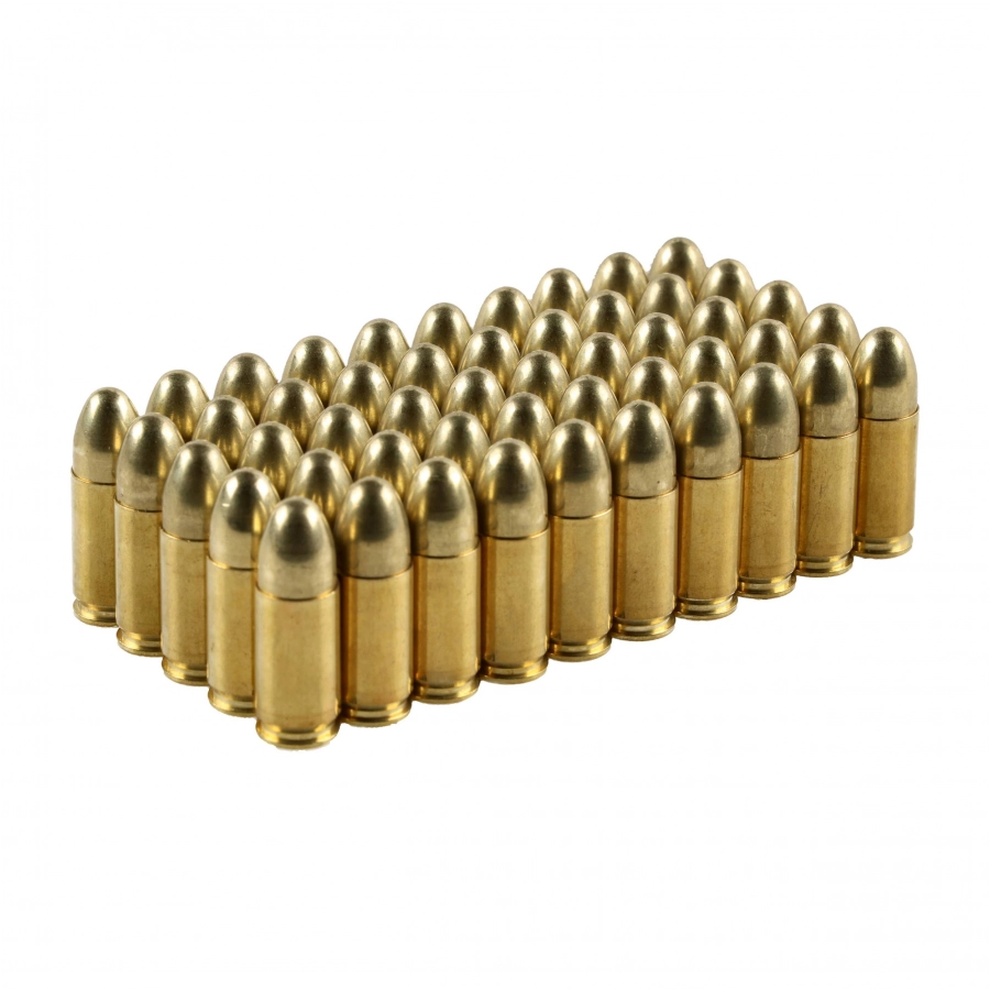 Amunicja B-Nine kal. 9x19mm FMJ 8g/124gr 3/4