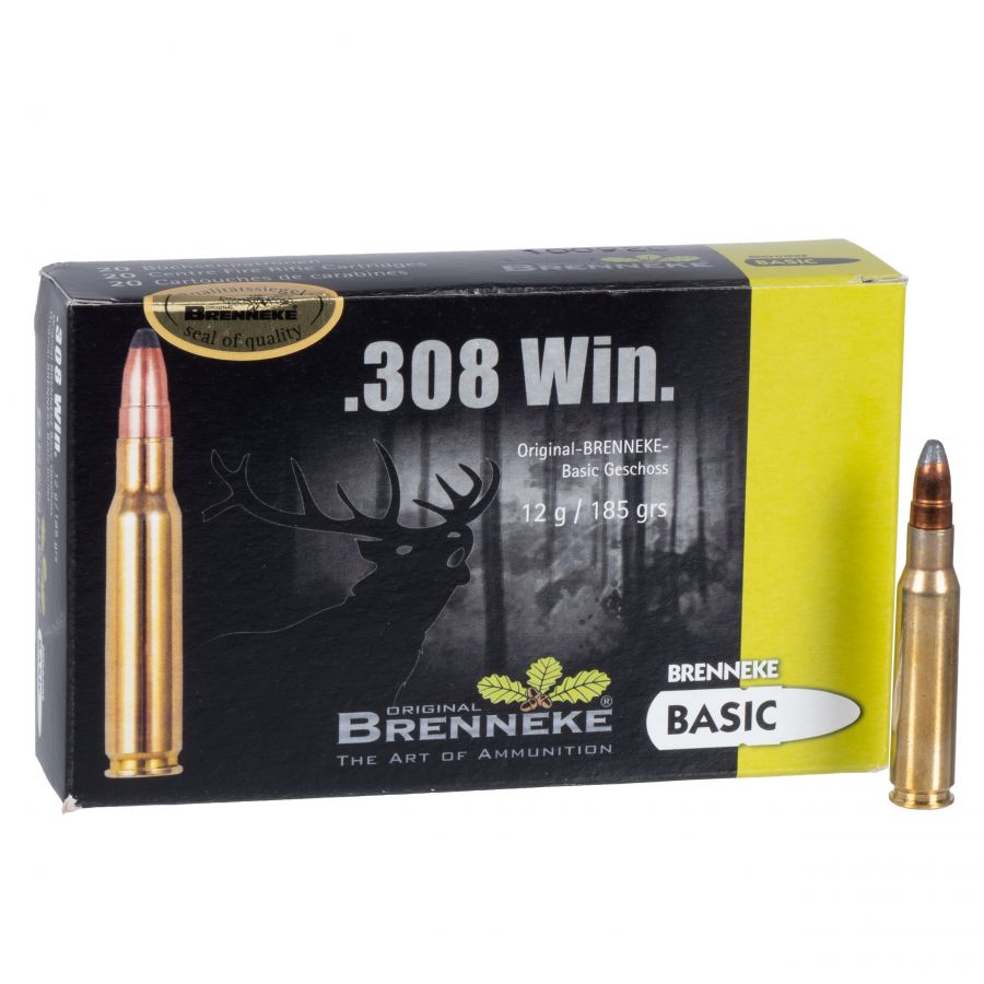 Amunicja Brenneke kal. 308 Win Basic 12g 1/3