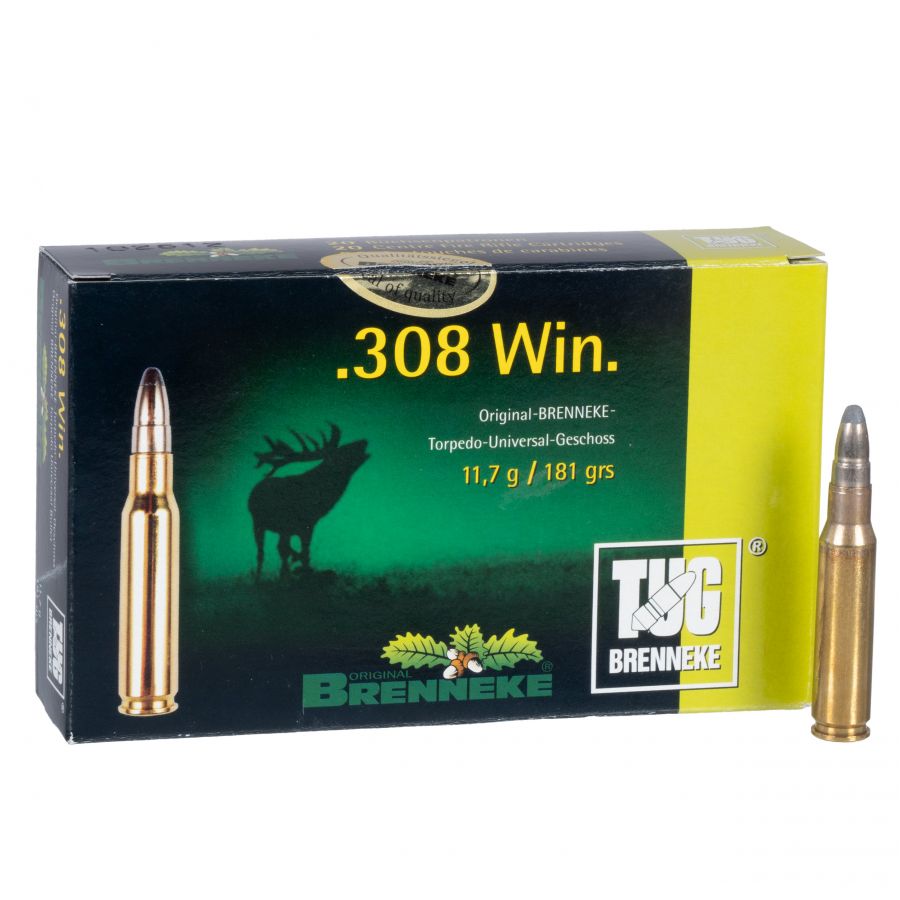 Amunicja Brenneke kal. 308 Win TUG 11,7 g 1/3