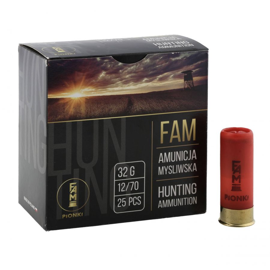 Amunicja FAM Pionki 12/70 GW 32g 0-4,00mm 1/4