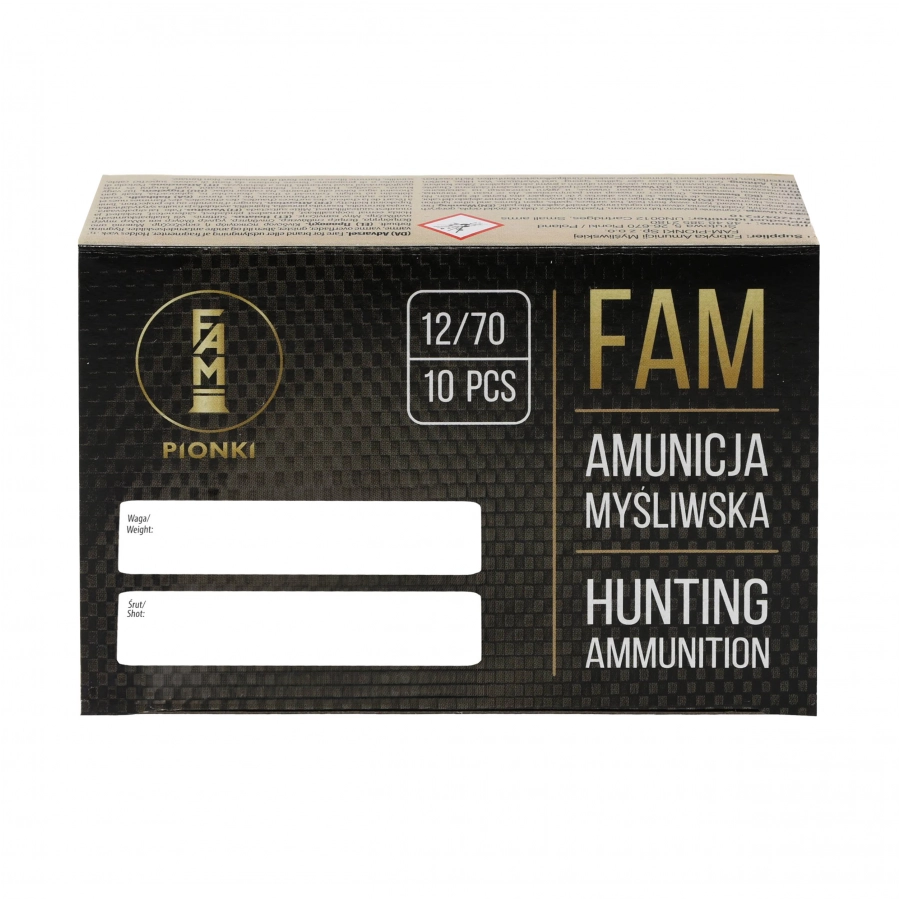 Amunicja FAM Pionki 12/70 ZAT 32g 3/0-4,50mm 4/4