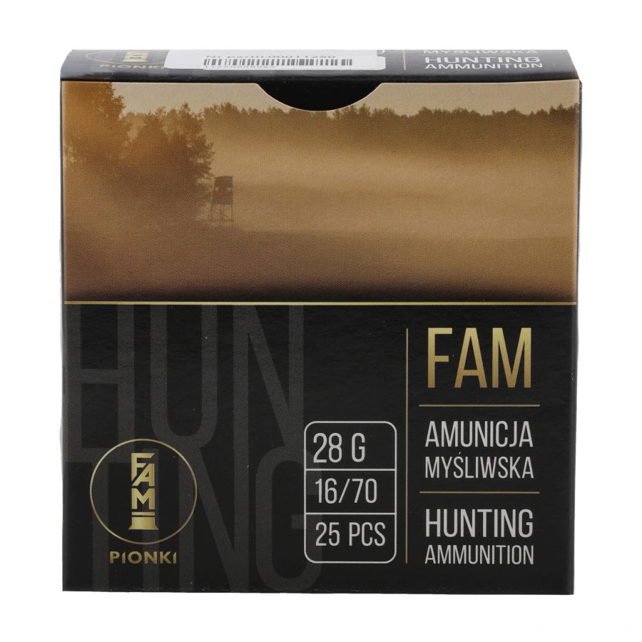 Amunicja FAM Pionki 16/70 GW 28g 3-3,25mm 4/4