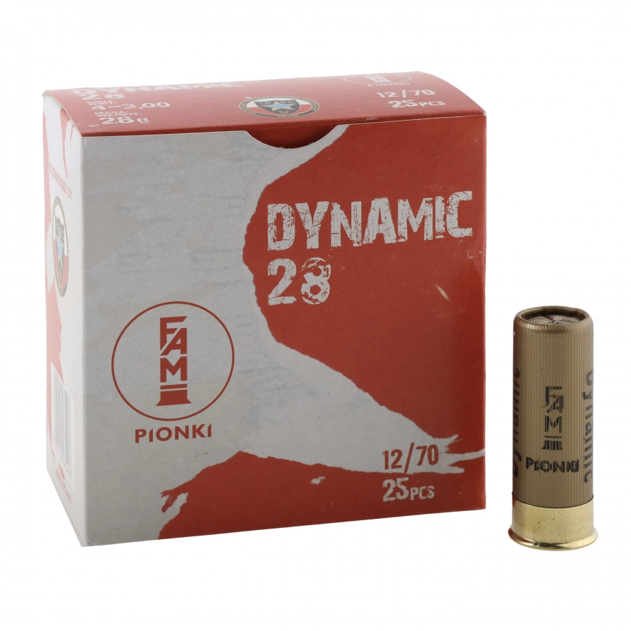 Amunicja FAM Pionki kal. 12/70 Dynamic 28g 4-3,00mm 1/4