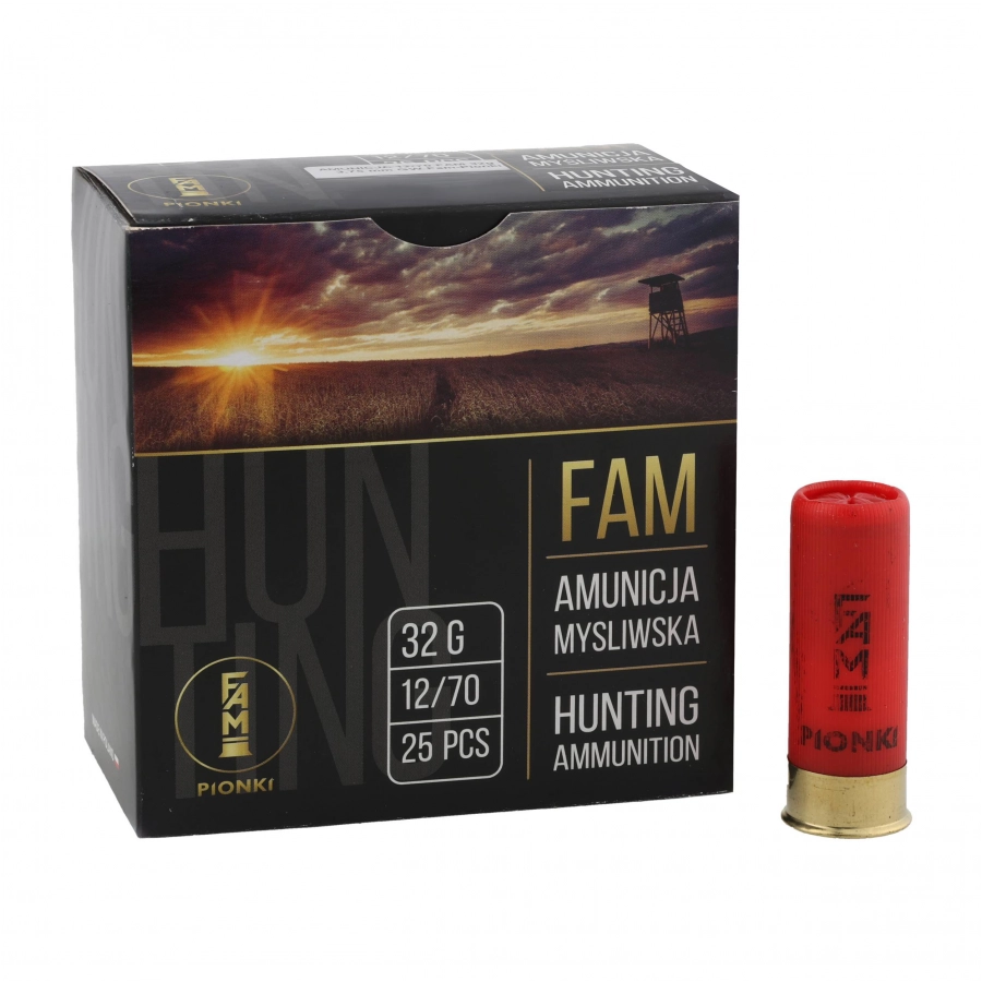 Amunicja FAM Pionki kal. 12/70 GW 32g 1-3,75mm 1/4